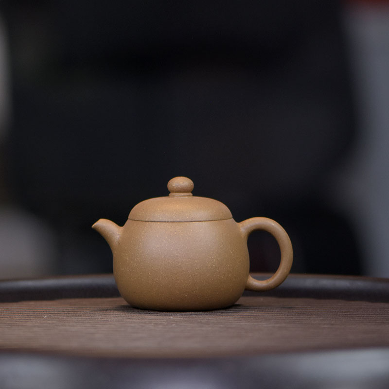 阎记慕古 老段 大口龙蛋壶 原矿喝茶壶S140 0207 6