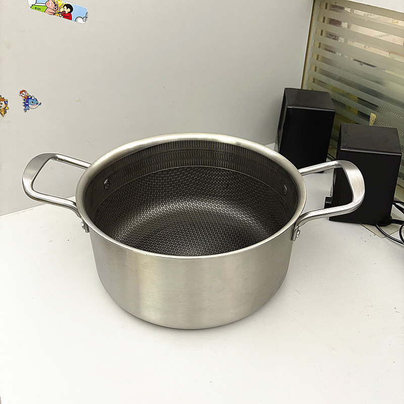【品牌尾货】24CM不锈钢汤锅316五层钢锅具