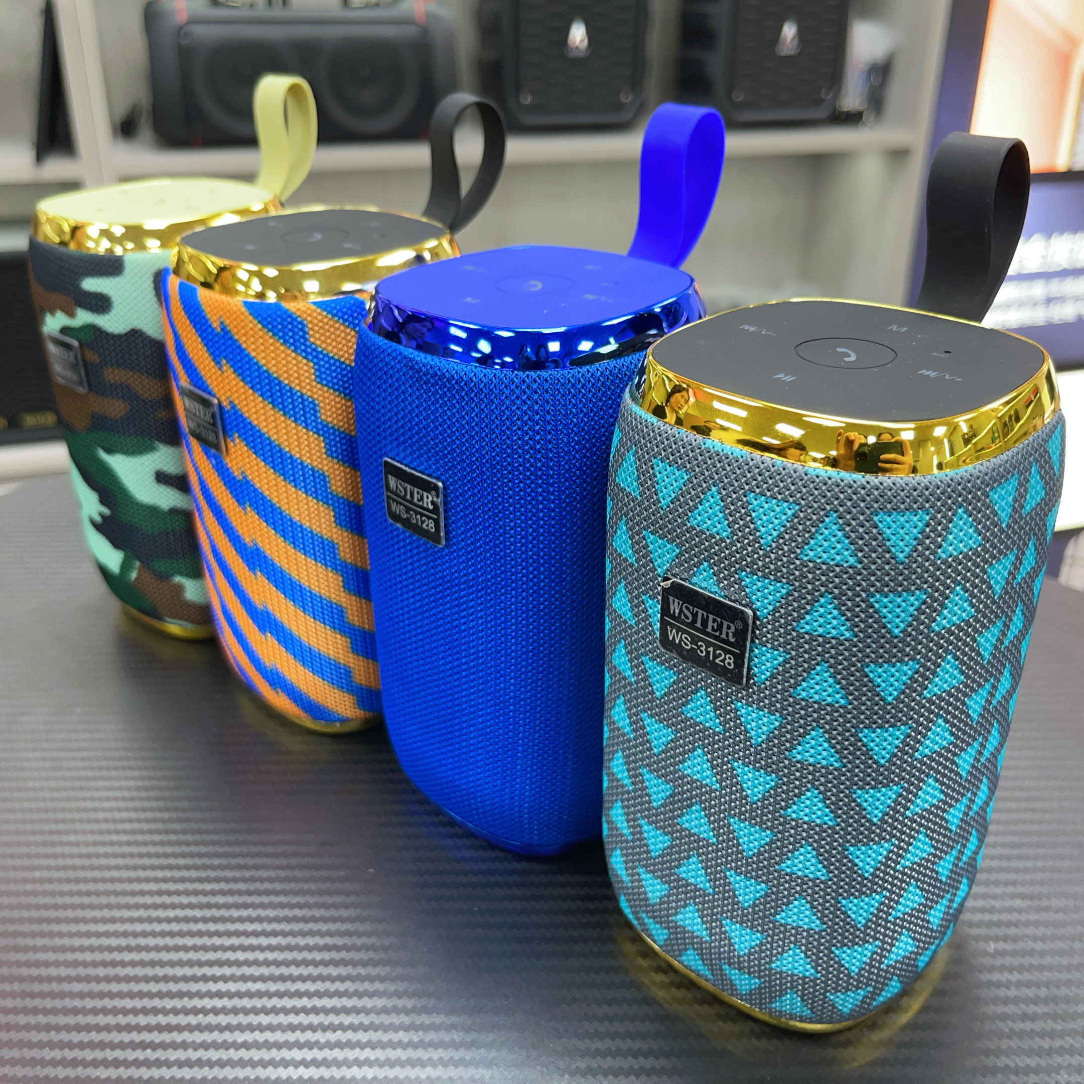 多彩3128蓝牙音箱TWS双机对联便携式家用重低音炮电脑车载大音量