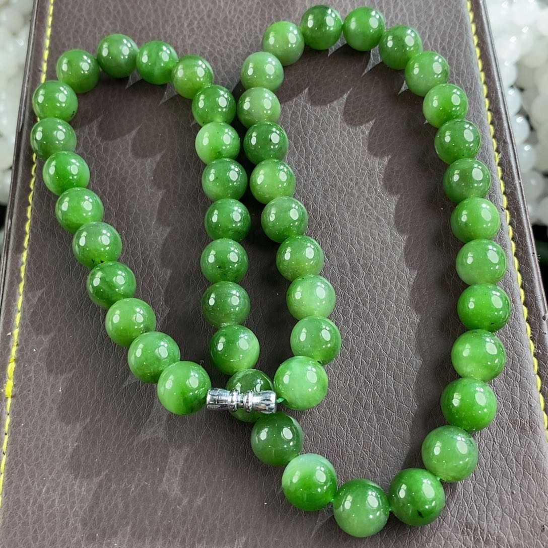 和田玉（碧玉）未镶嵌颈饰卡10