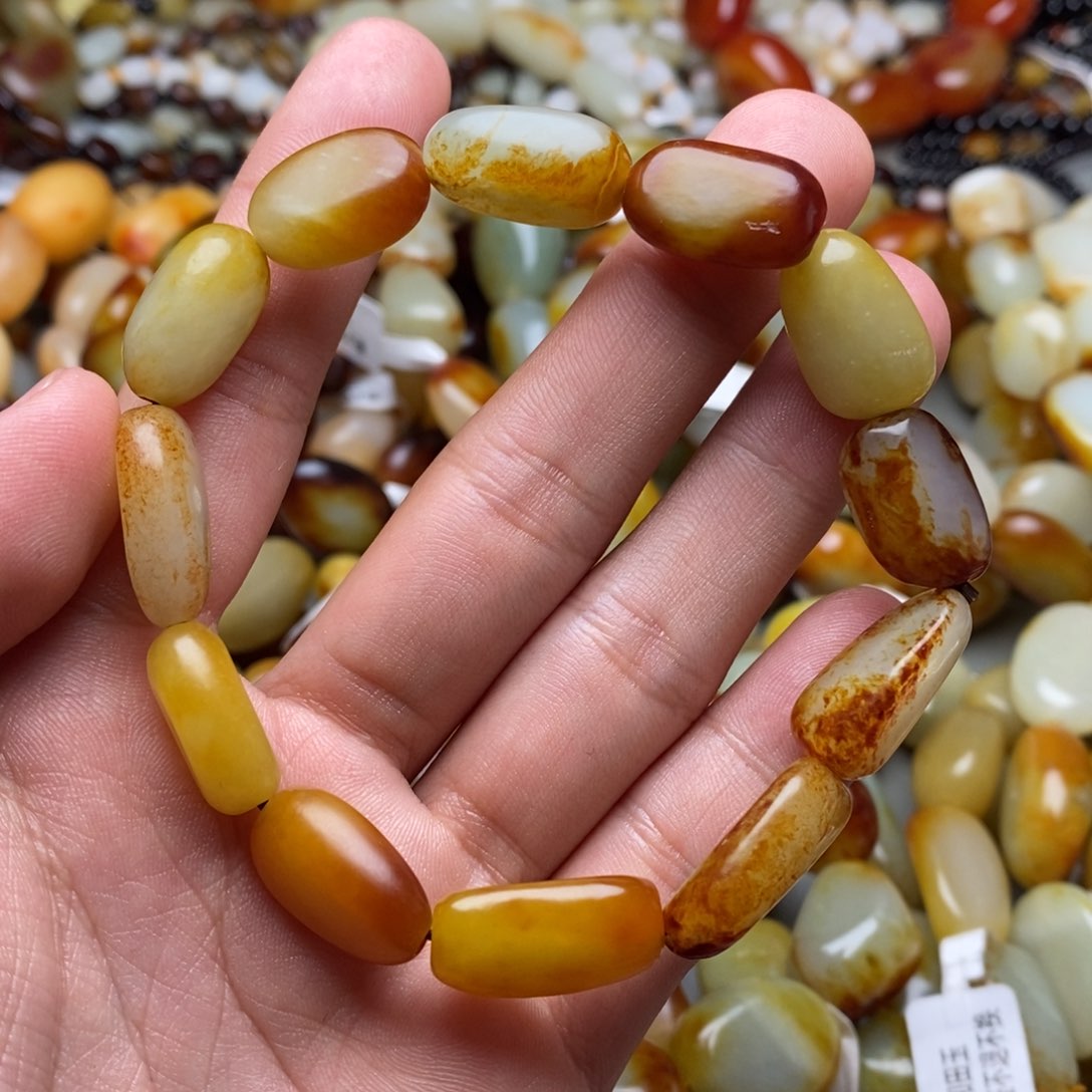 和田玉手链未镶嵌