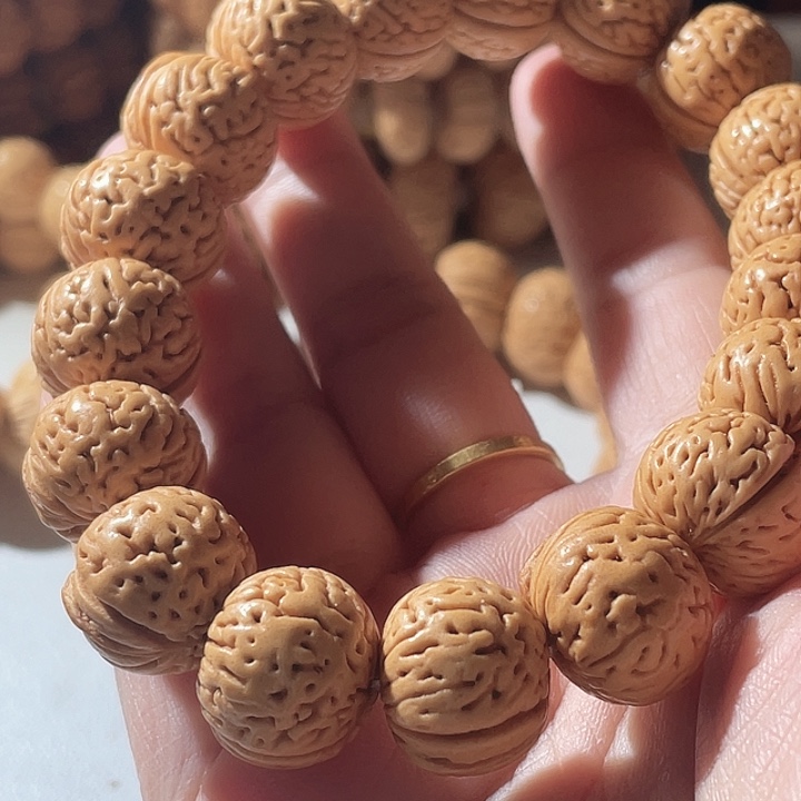 小***心吊坠桃核桃核手串南瓜21