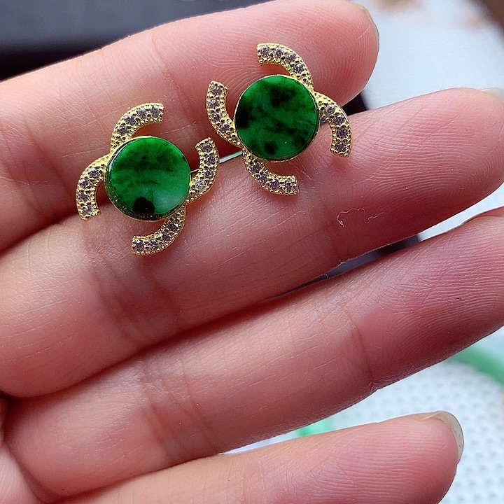 翡翠颈饰银S925镶嵌翡翠