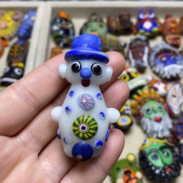 琉璃颈饰福利小雪人不退换089