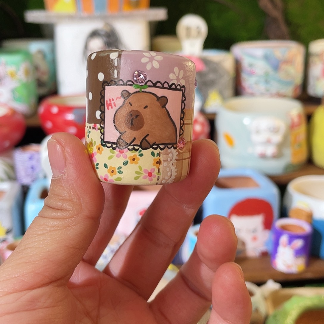 红陶缝补…….卡皮吧啦手绘