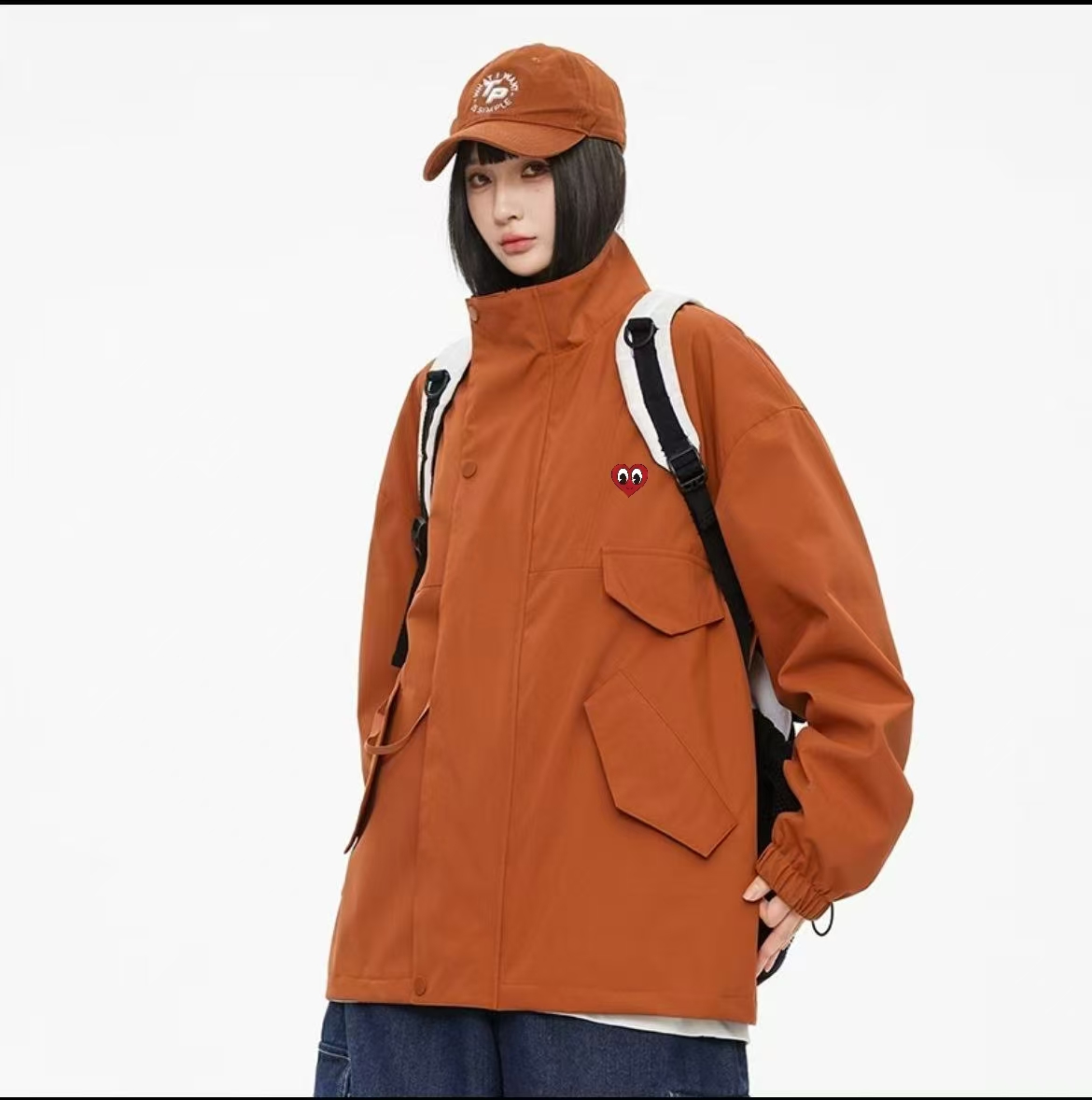 『新品』桃心秋季新款立领哈林顿风格外套（男女同款）