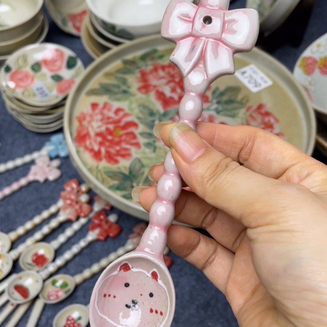 吃饭勺景德镇高温陶瓷888