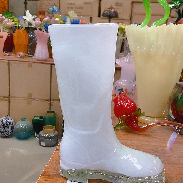 琉璃琉璃花瓶高26口9