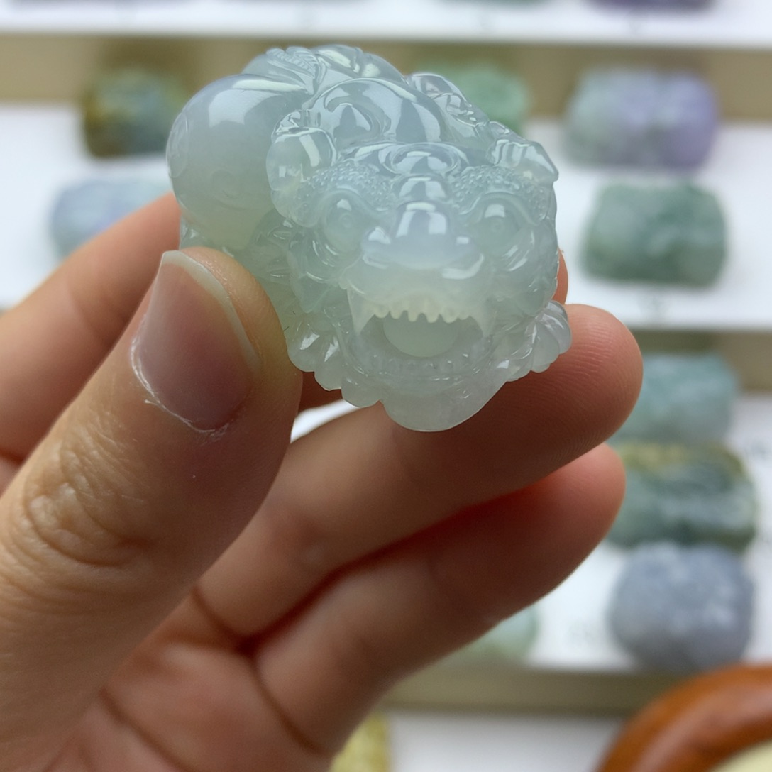 翡翠吊坠(不含链)未镶嵌天然缅甸翡翠A货貔貅