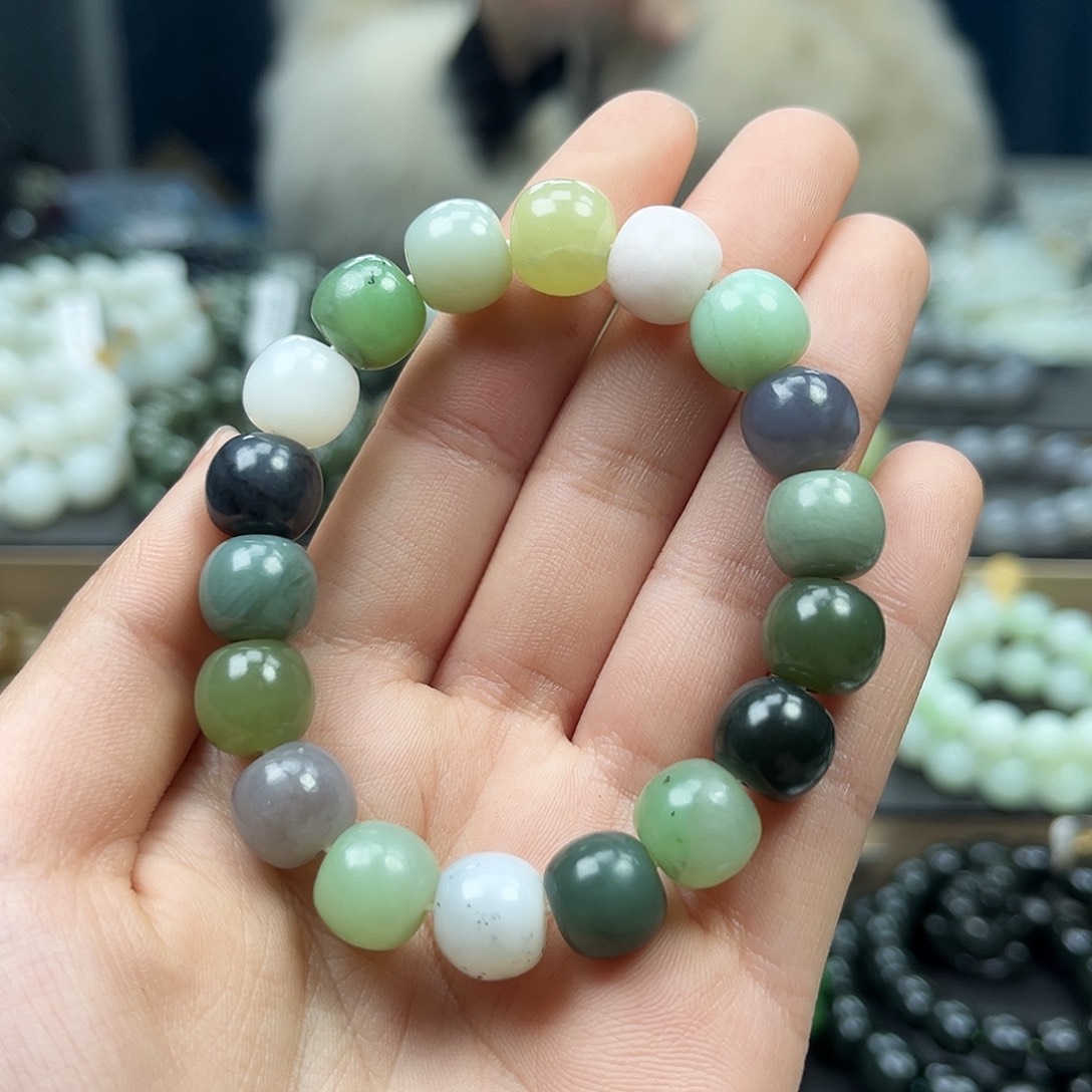 和田玉手链未镶嵌