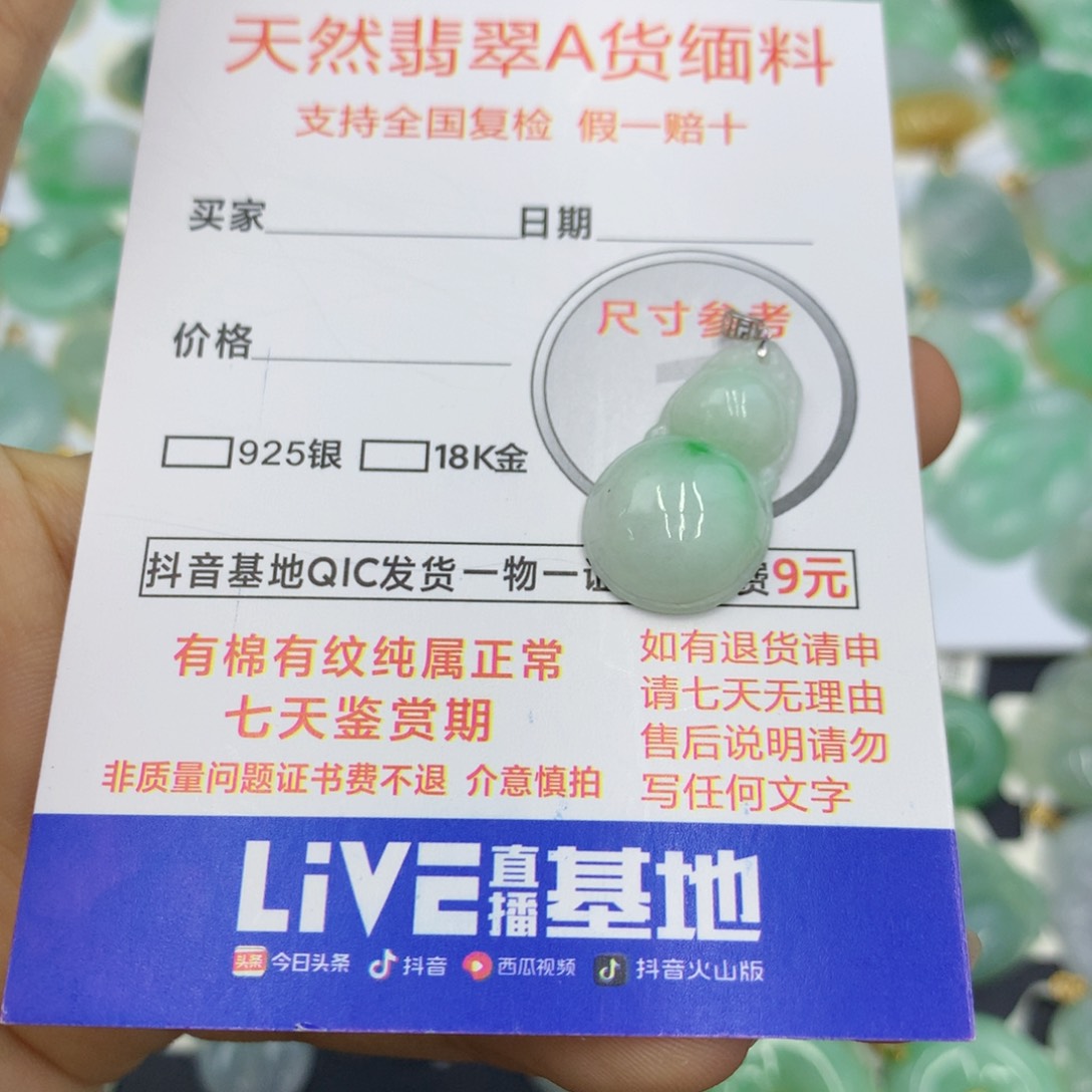 翡翠颈饰未镶嵌翡翠