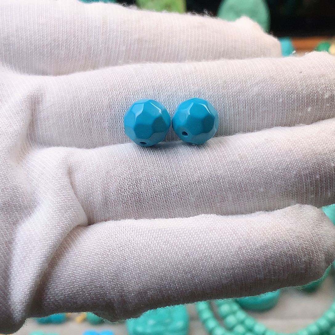 湖北原矿9mm无相珠一对