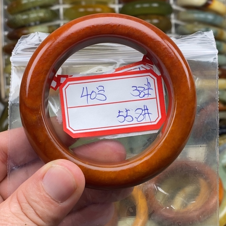 未镶嵌蛇纹石玉手绳