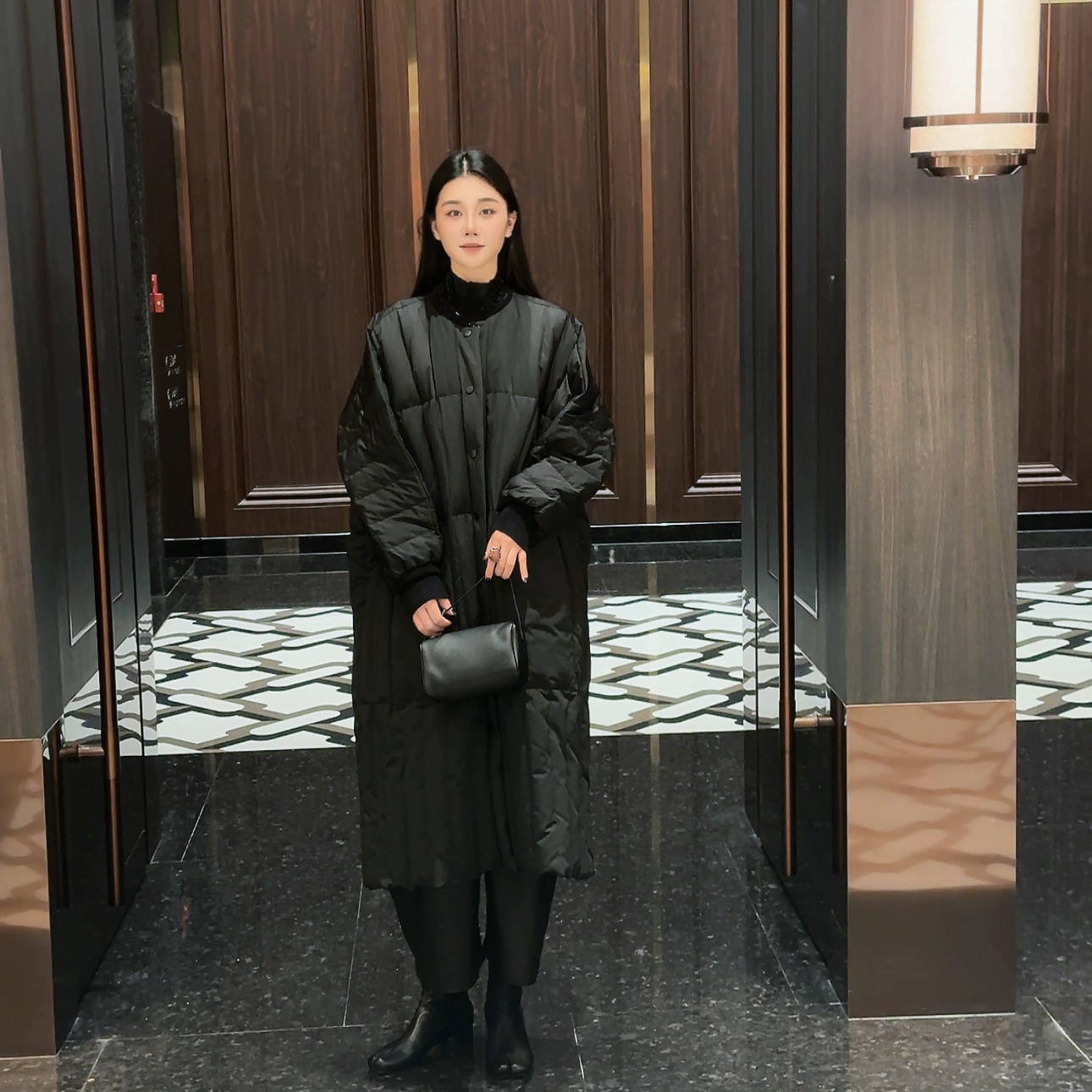 Betty Bairn【长期主义】设计高克重保暖长款95鹅绒服25B-BW1556