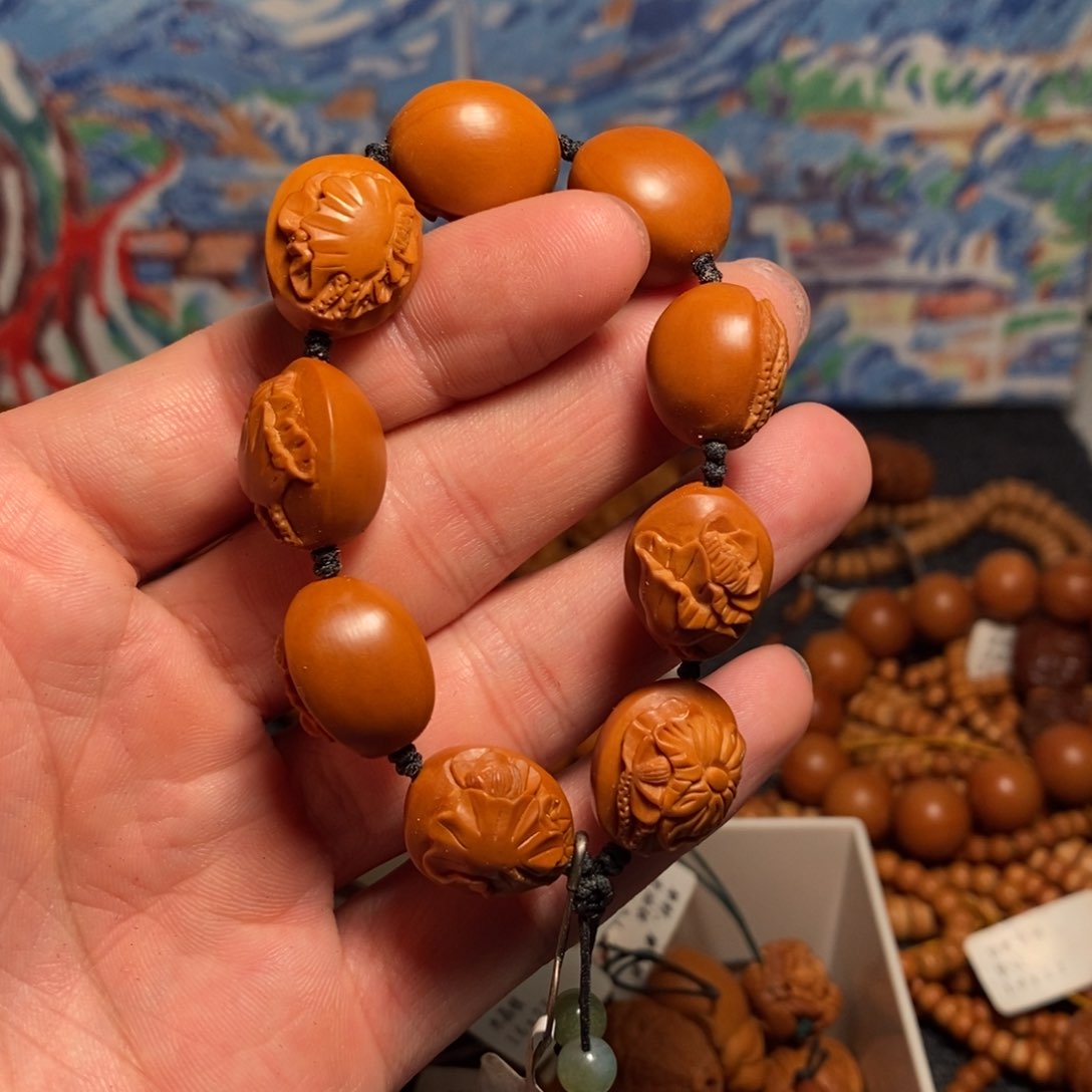 橄榄核手串/手链新年快乐