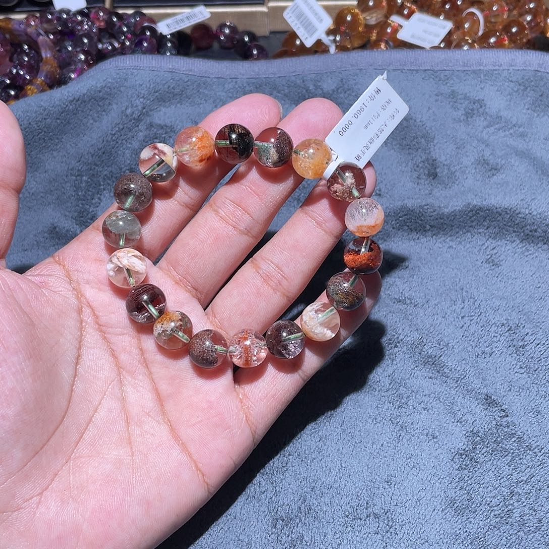 青****水晶手链未镶嵌四季彩幽灵11