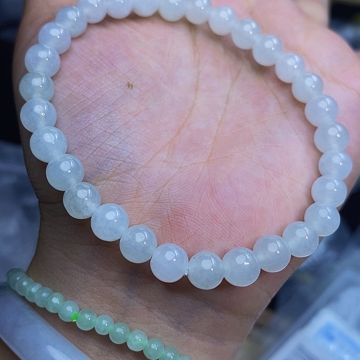 未镶嵌手串翡翠天然缅甸A货翡翠7.0