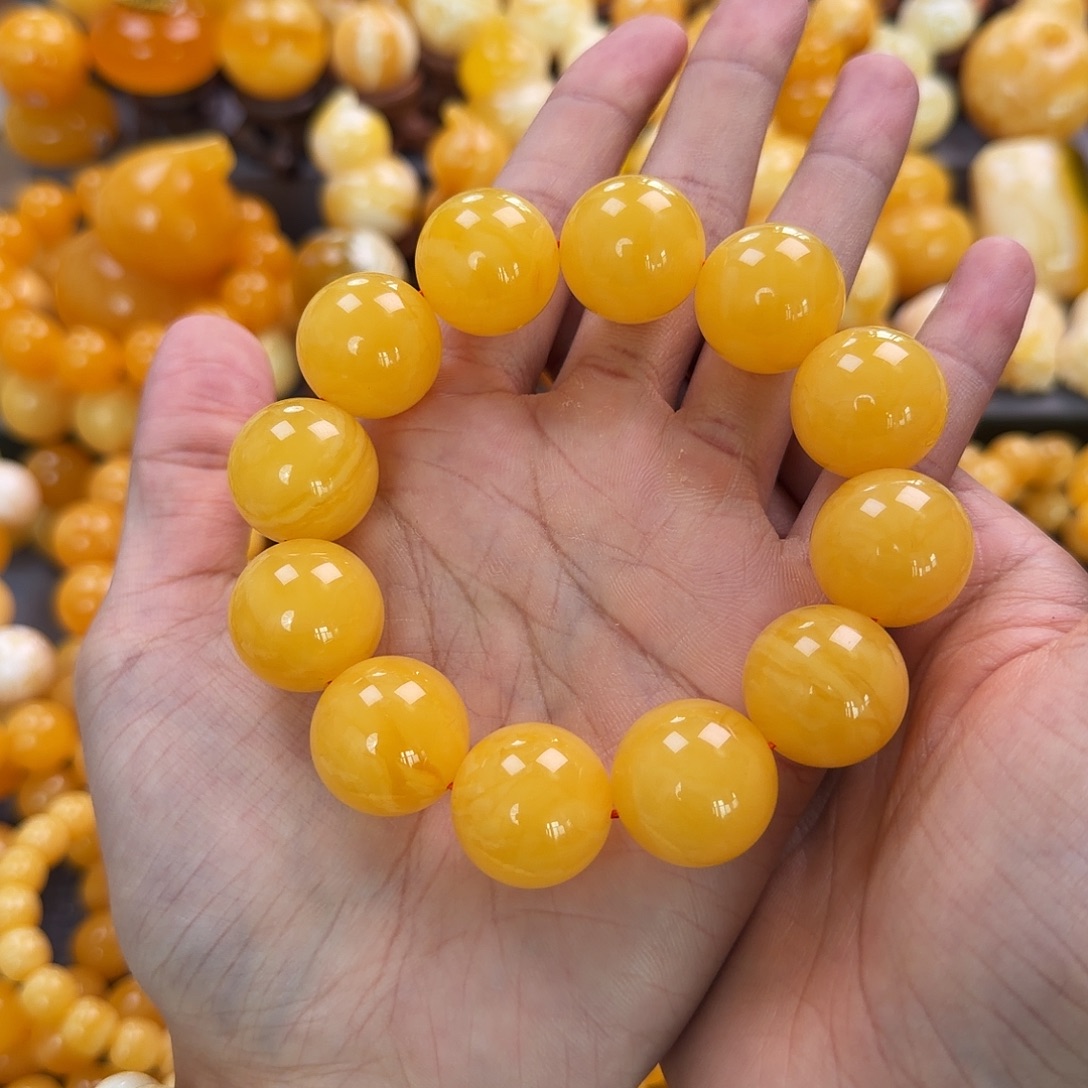 琥珀未镶嵌珠宝奇石20mm同料