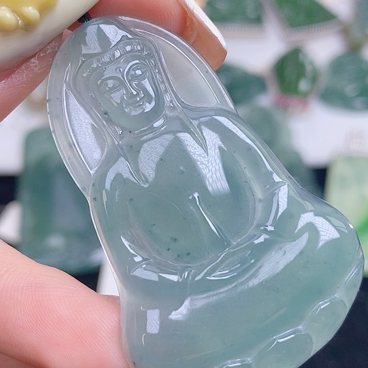 翡翠未镶嵌颈饰0000000000120