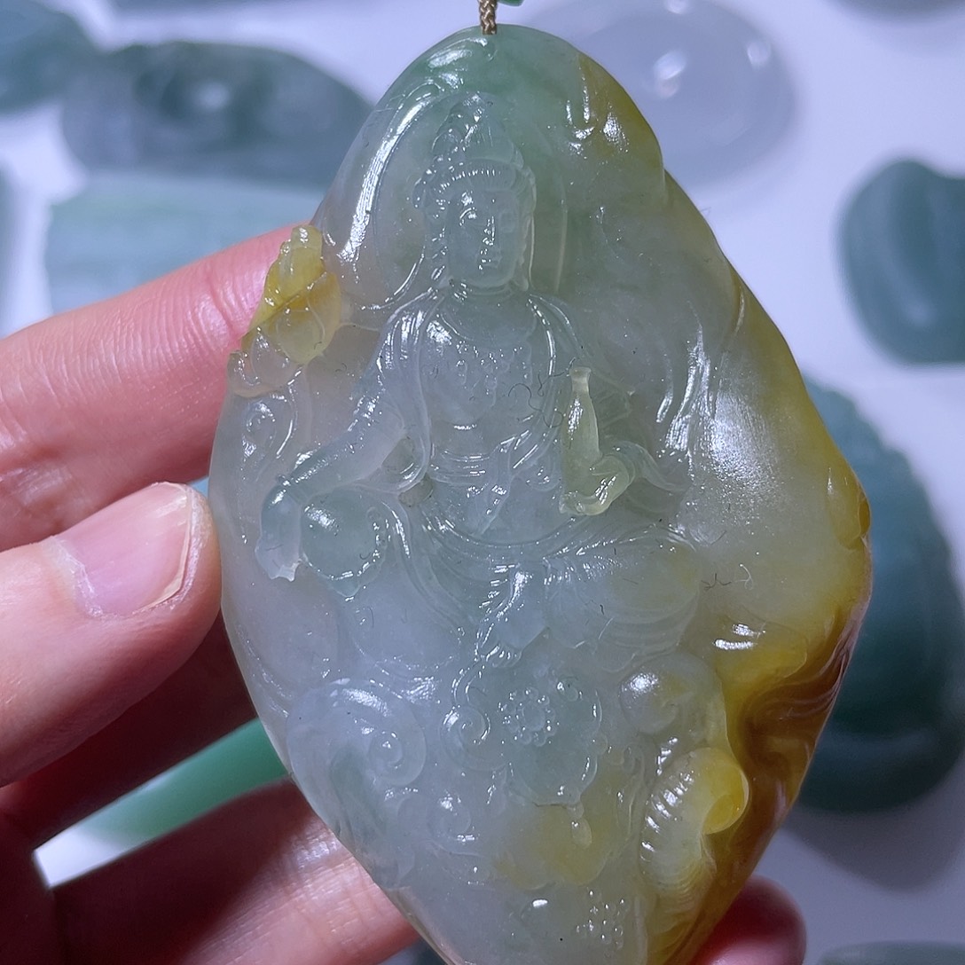 定制翡翠未镶嵌挂件