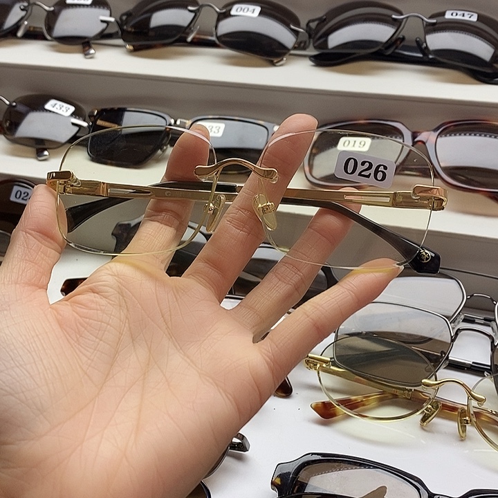 分体款天然水晶石头镜