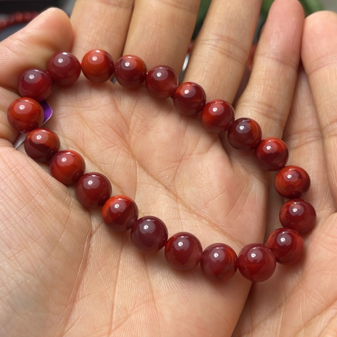 【闪购商品】未镶嵌原矿手串南红玛瑙康*  9