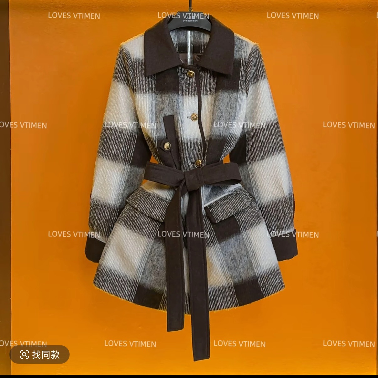 2025秋冬季女装新款小香风气质名媛呢子大衣毛呢外套A711112