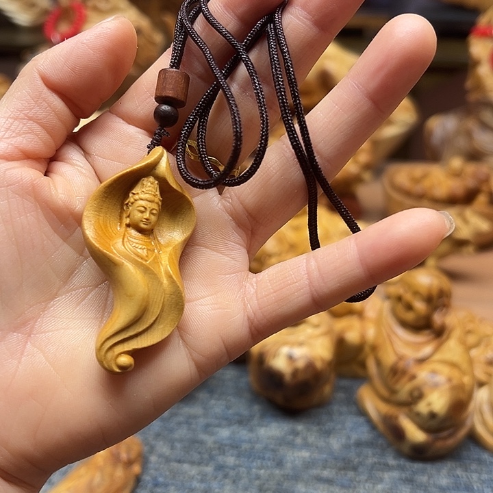 柏木太行崖柏手把摆件