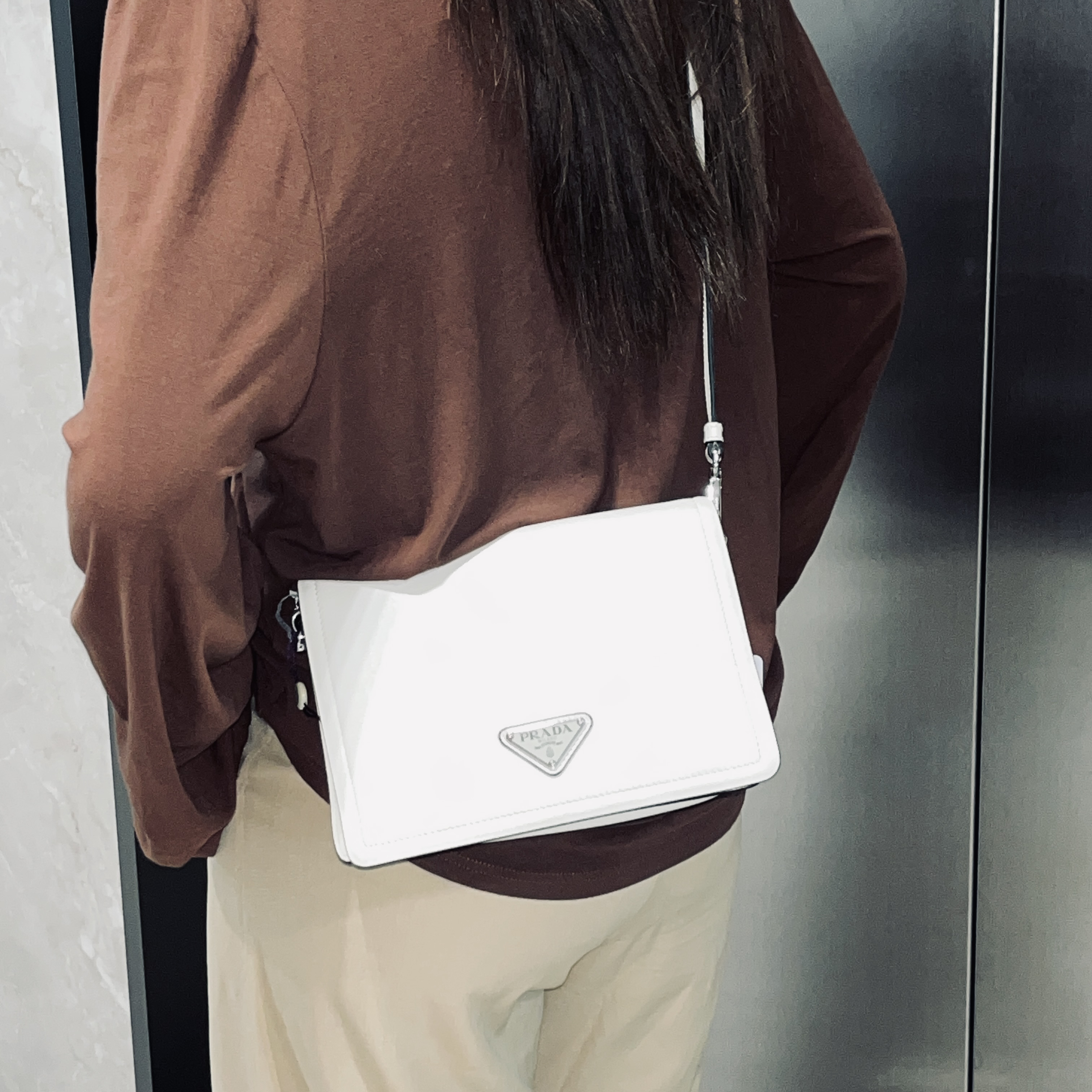 95新 Prada/普拉达 prada单肩斜挎包