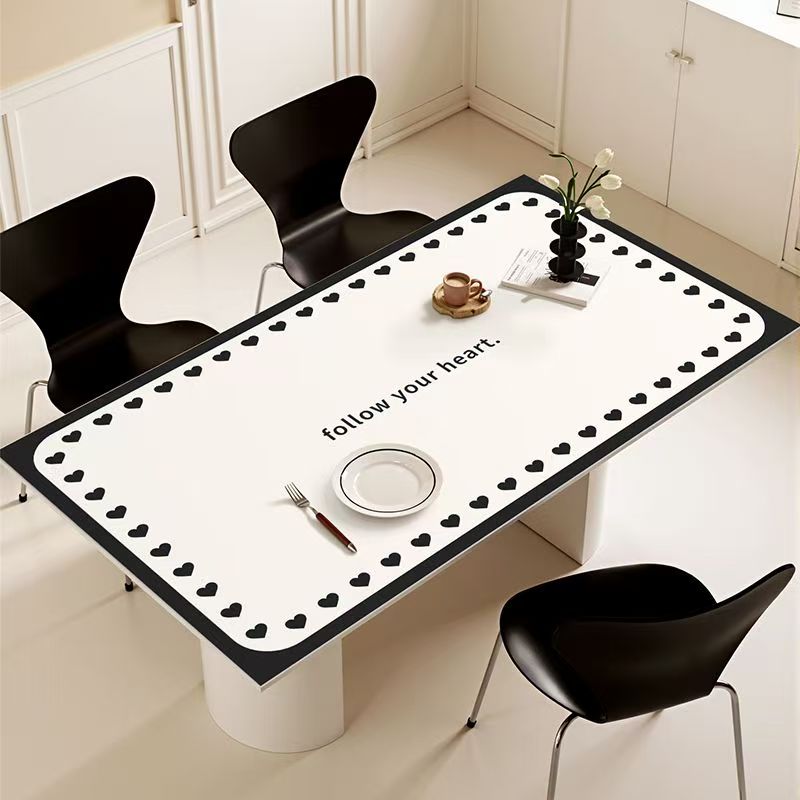 PVC桌垫餐桌防烫桌布桌面布客厅茶几垫电视柜防污家用防尘垫