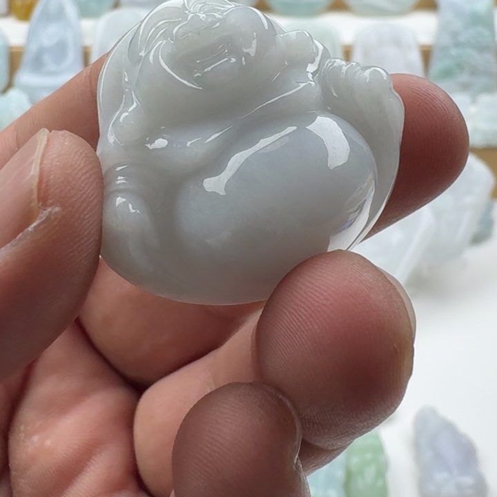 翡翠未镶嵌颈饰天然缅甸A货翡翠