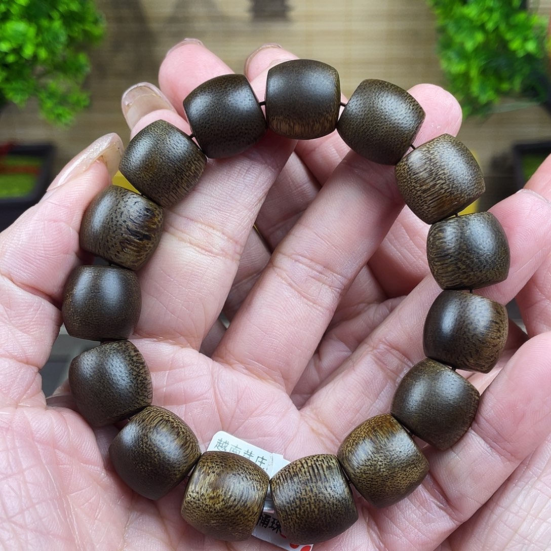 手串沉香越南芽庄白奇留疤