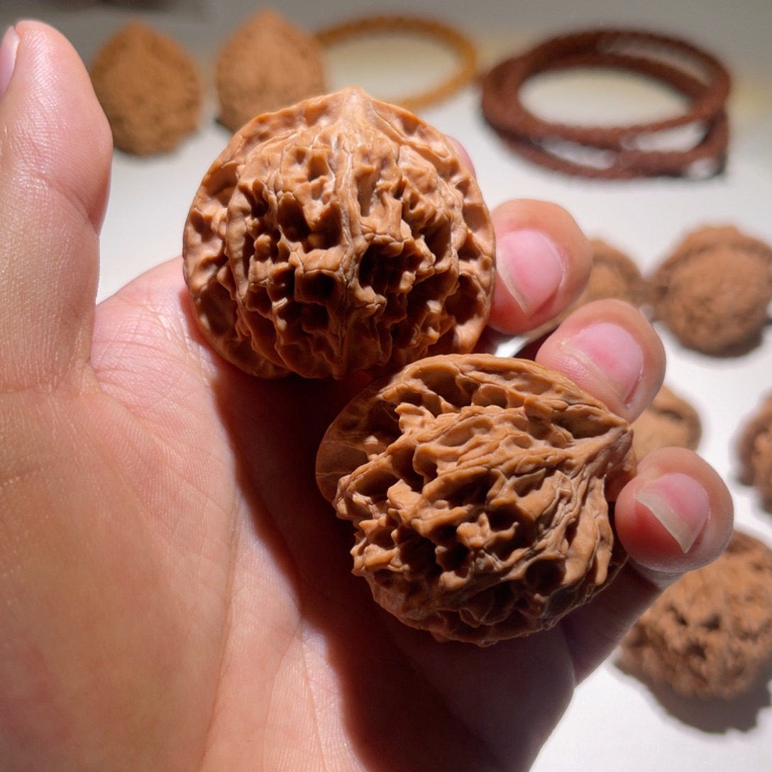 柔***卉吊坠文玩核桃苹果