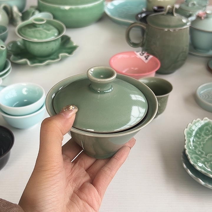 小米茶器龙泉青瓷