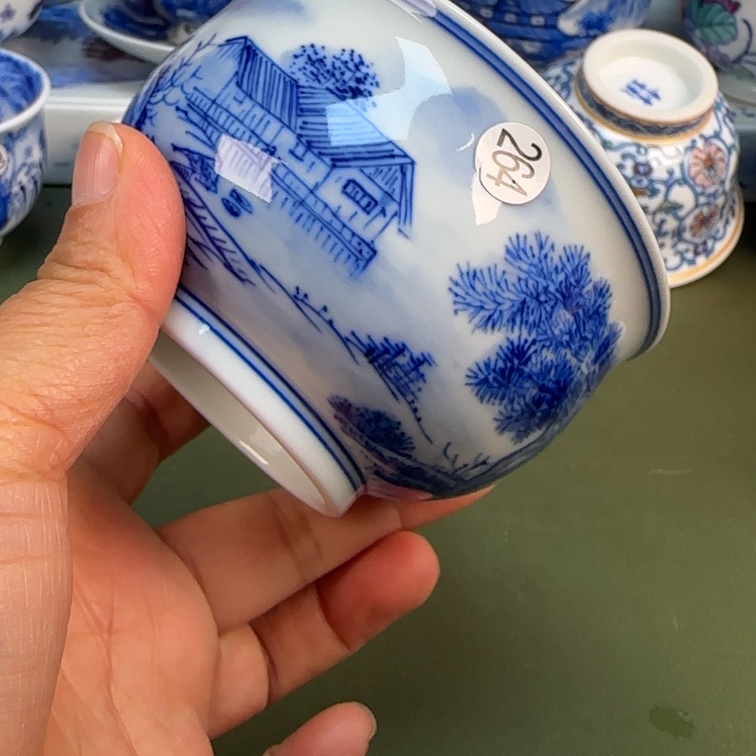 景德镇纯手绘茶具圆圆264