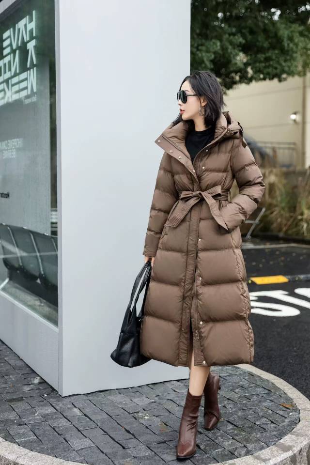 【静尚家女装】中长款2025冬季女款外套中长款加厚加厚保暖