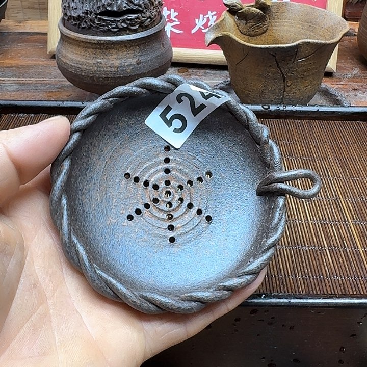 纯手工制作粗陶茶具