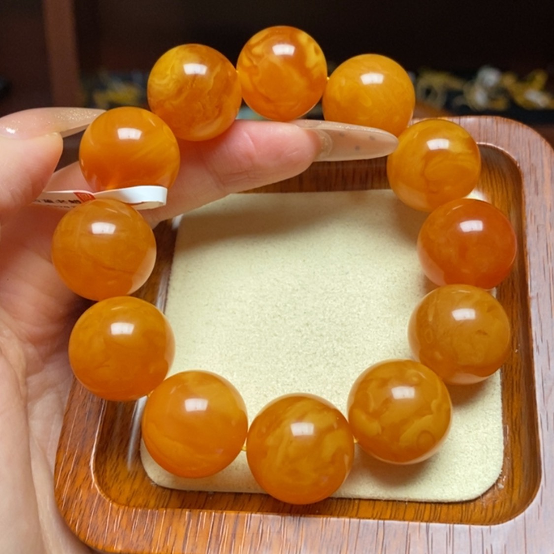 【闪购商品】蜜蜡手链未镶嵌手串