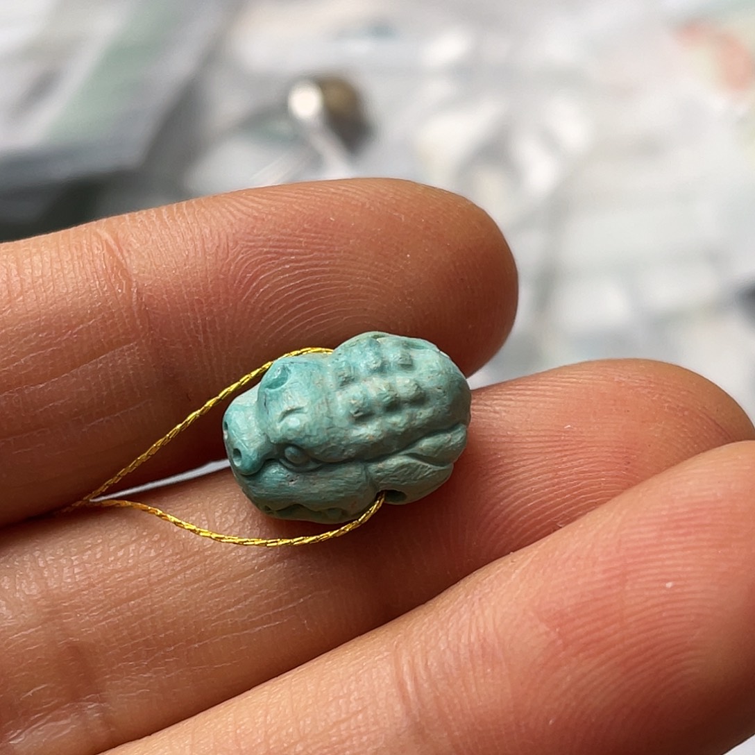 绿松石珠宝半成品未镶嵌