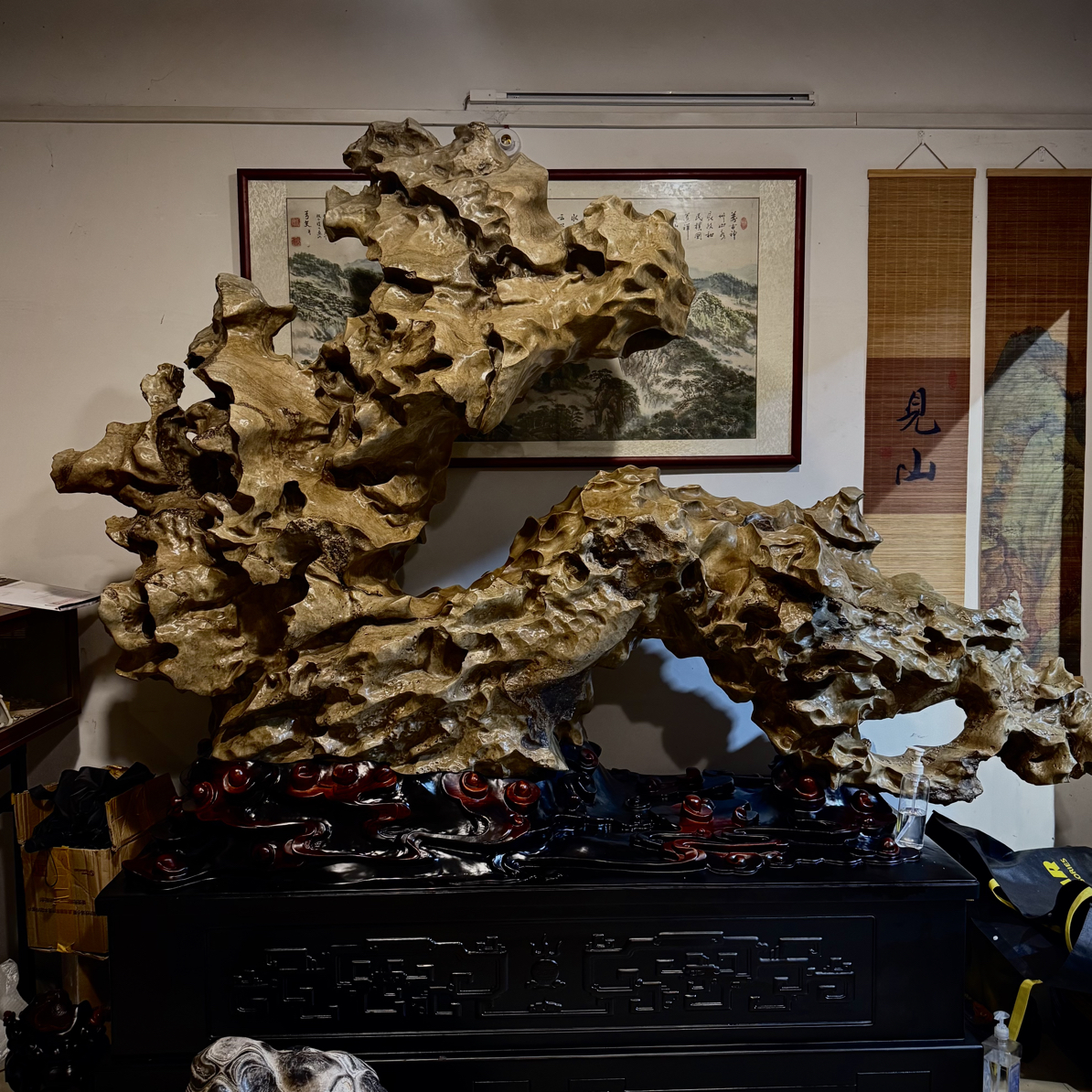 广西北丹石彩陶摩尔石（图片仅供参考，拍付需联系卖家）工艺品中式