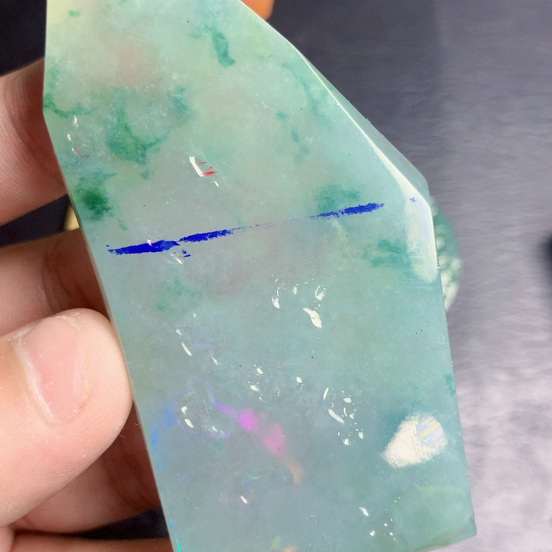 五***黑定制翡翠未镶嵌翡翠