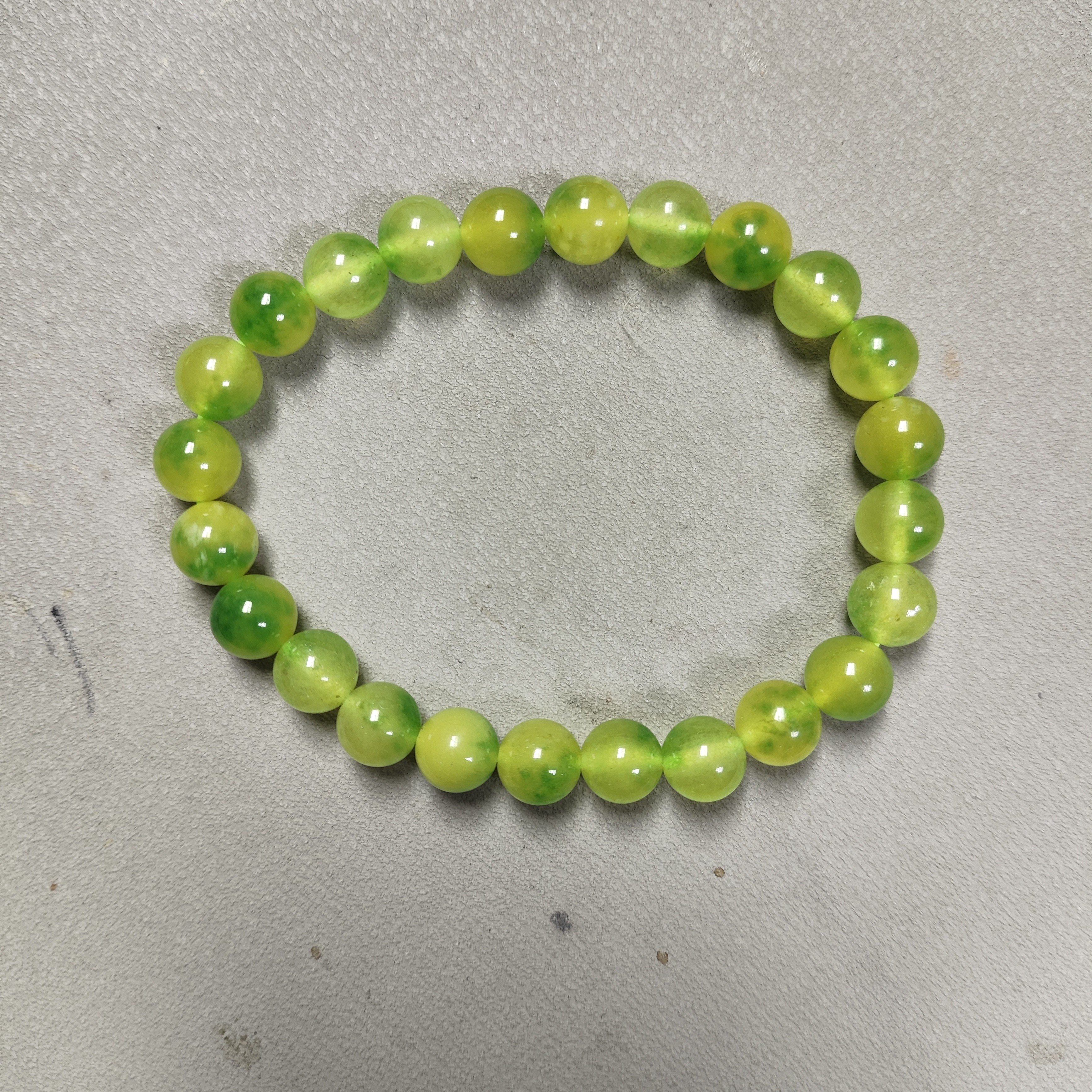 196号精品黄加绿拍项链送手串项圈