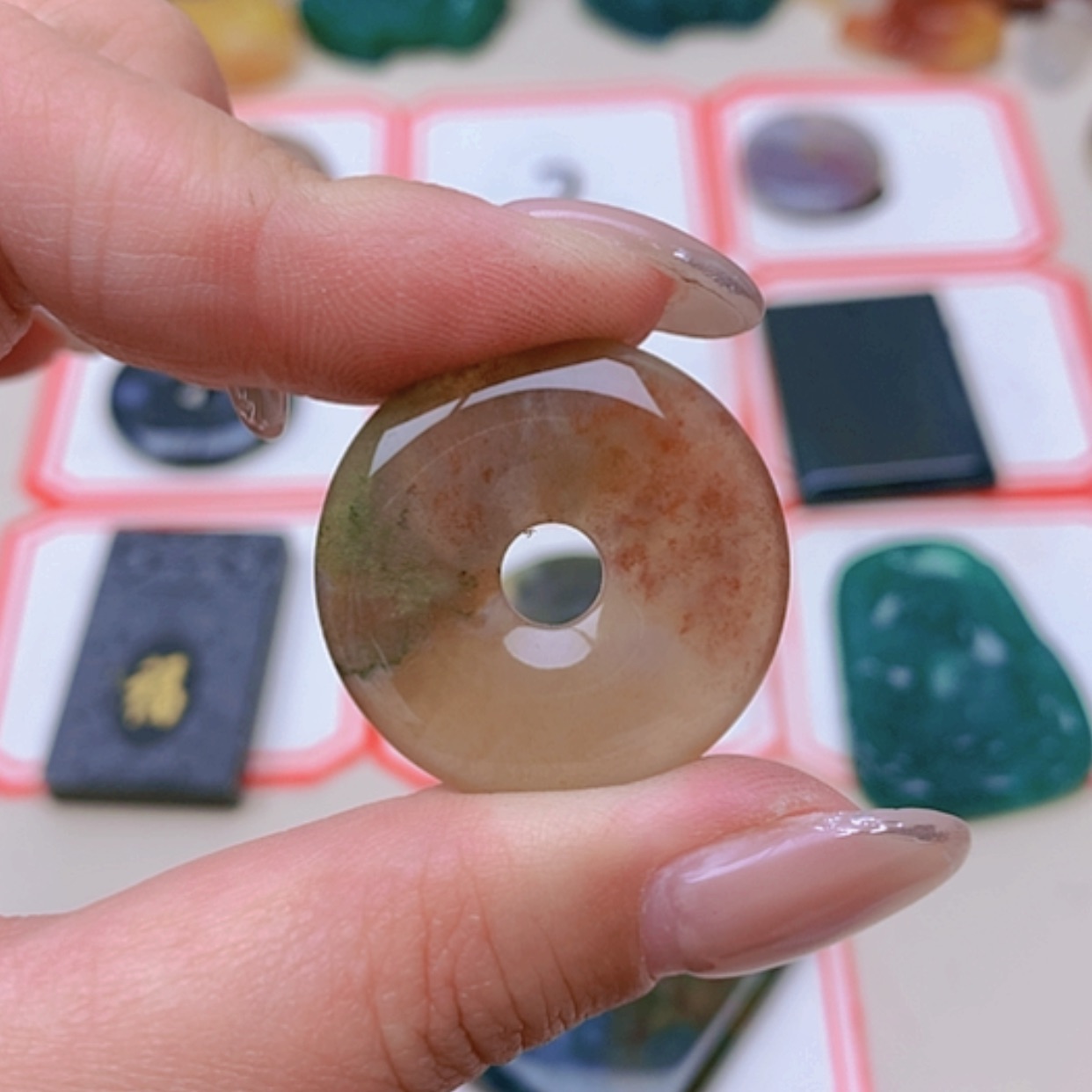 【闪购商品】未镶嵌玛瑙/玉髓珠宝半成品泽***0
