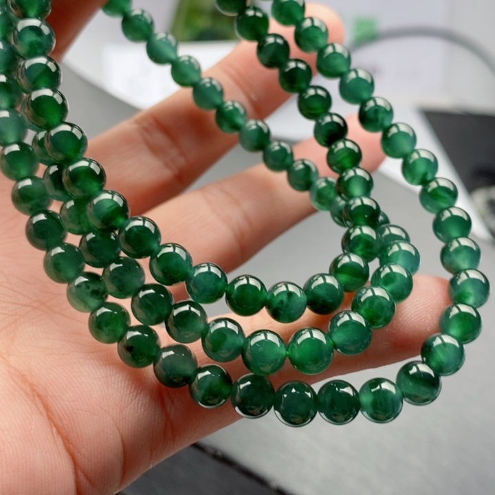 翡翠手链未镶嵌小*