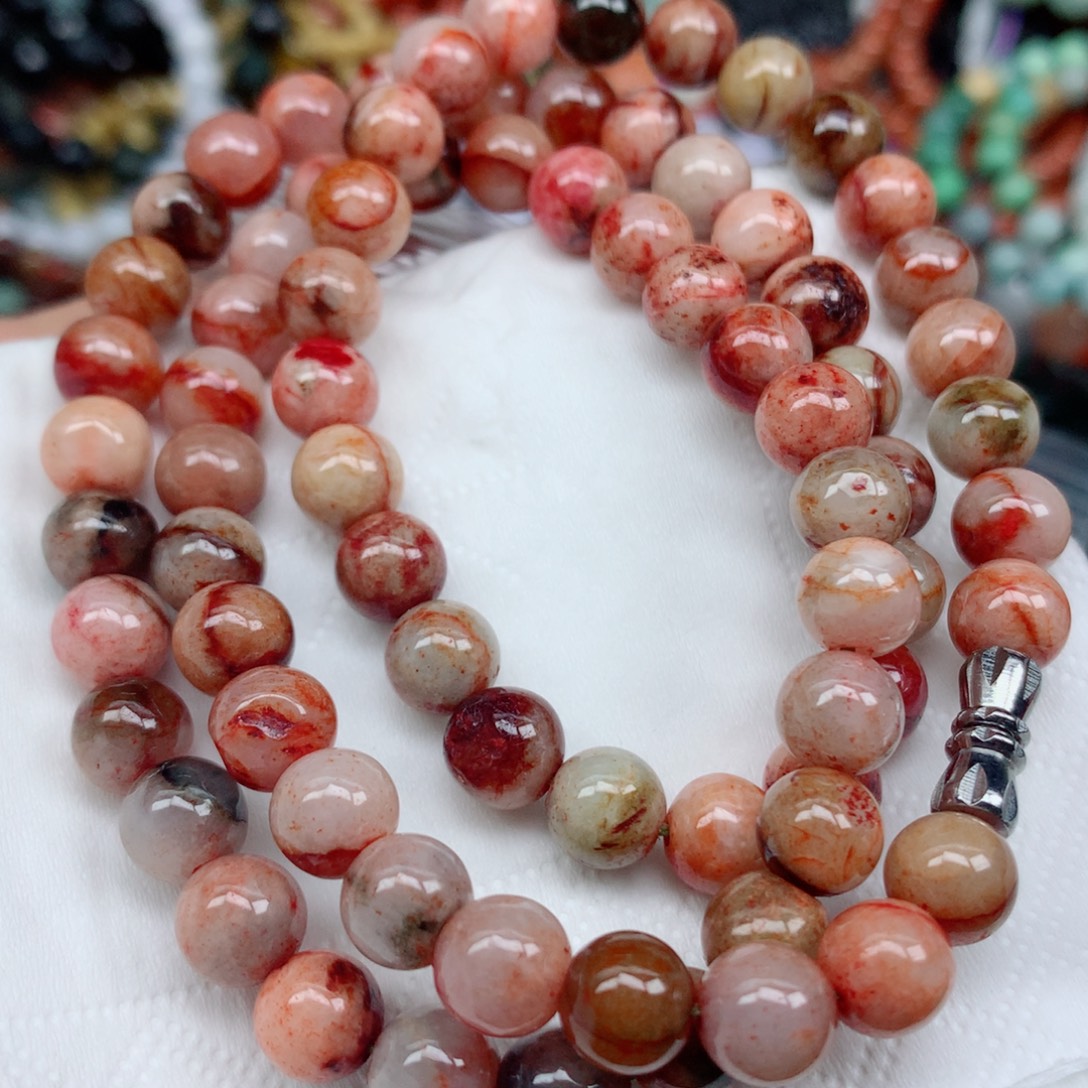 翡翠未镶嵌颈饰珠子翡翠