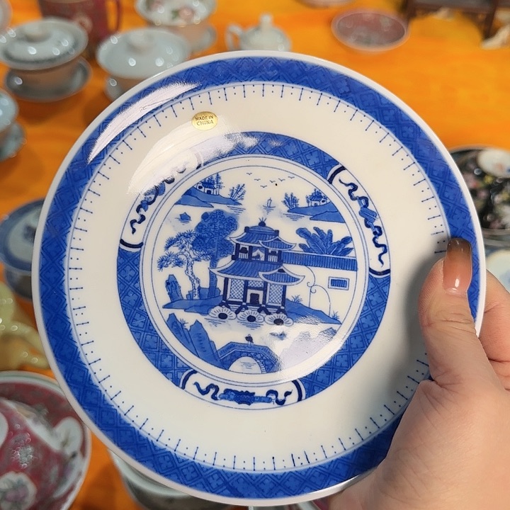 勺子刹**花微瑕景德镇陶瓷艺术品