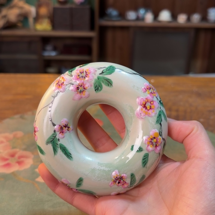 柴烧纯手工手绘陶瓷