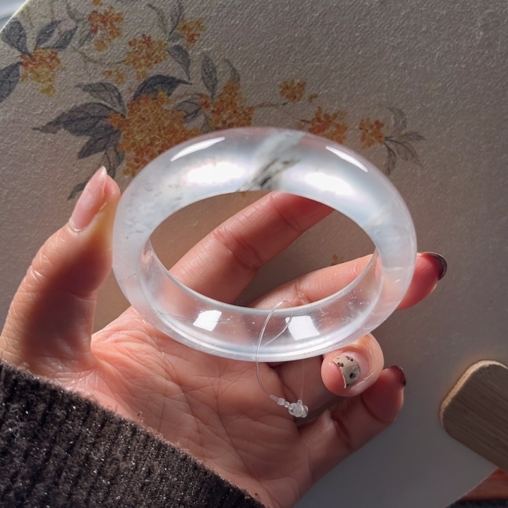 石英质玉未镶嵌手镯53-54福利不退不换