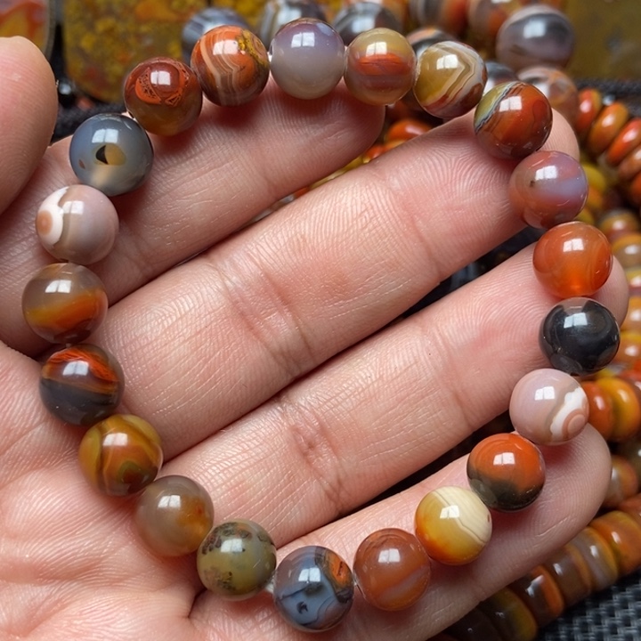 玛瑙/玉髓手串未镶嵌