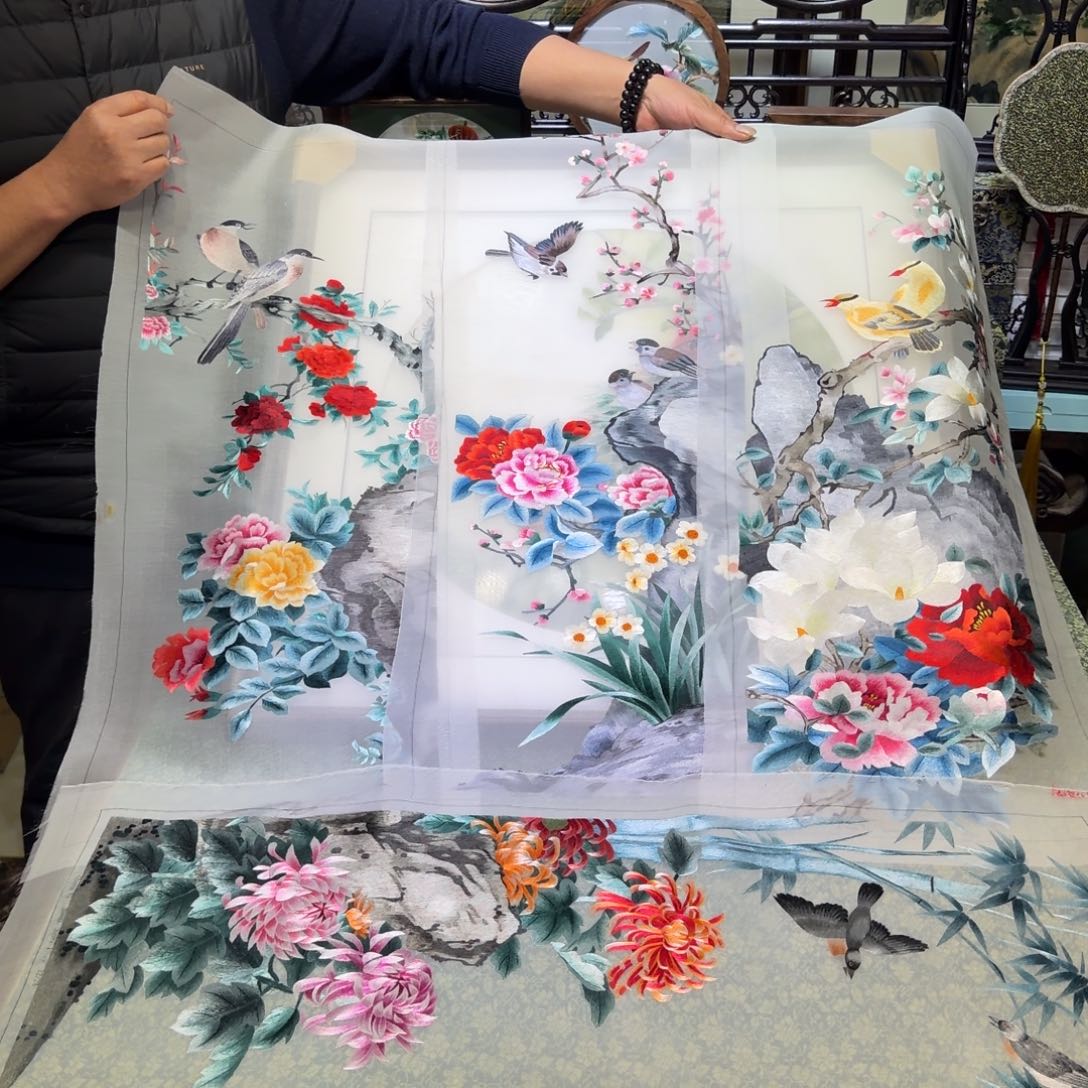 刺绣手工苏绣工艺制作技艺精湛